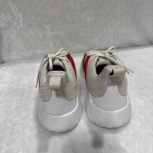 Adidas Questar Shoes Mens 10.5 Cloudfoam White/Red Mesh Sneakers Running FV9067 - Picture 9 of 16